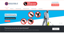 Desktop Screenshot of desinfeccoes.com